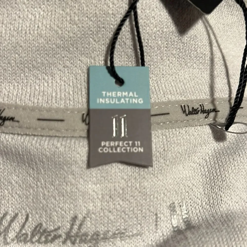 🆕 Walter Hagen P11 Light Gray Heather Quarter-Zip Pullover size  XXL